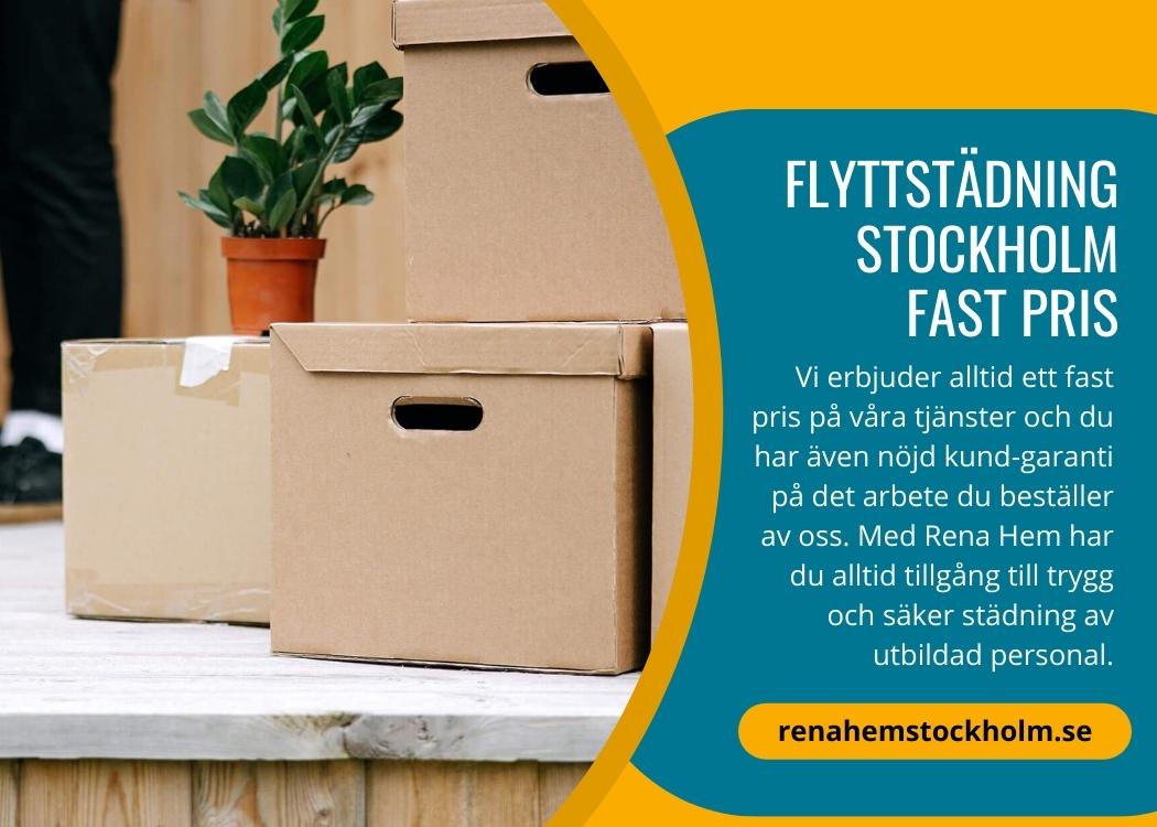 Flyttstädning Stockholm Fast Pris